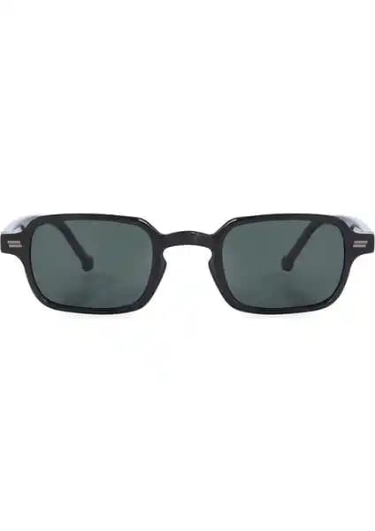 Mess Frames Yarım Ay Siyah Unisex Güneş Gözlüğü - Şıklık ve Göz Sağlığını Koruyan Tasarım