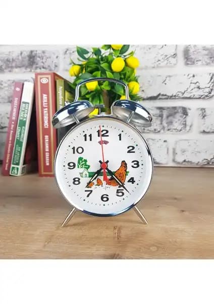 Nostaljik Horozlu Çalar Saat Retro Tasarımıyla Ev Dekorasyonunuza Şıklık Katar