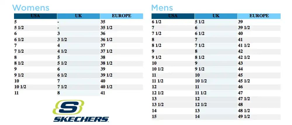 Skechers Beden Tablosu ve Doğru Ayakkabı Seçimi Rehberi