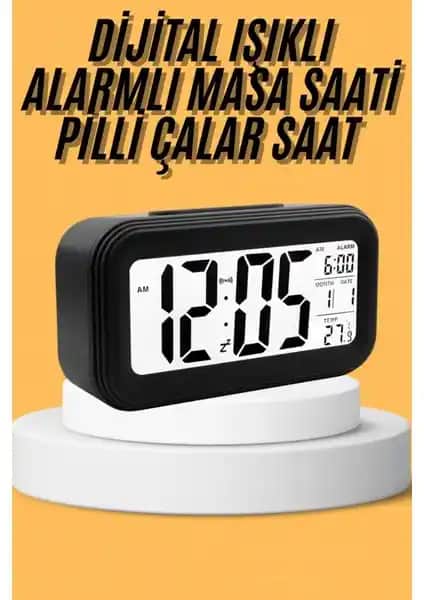 Teknodayım Dijital Masa Saati Modern Tasarımı ve Çok Fonksiyonlu Kullanımıyla Öne Çıkıyor