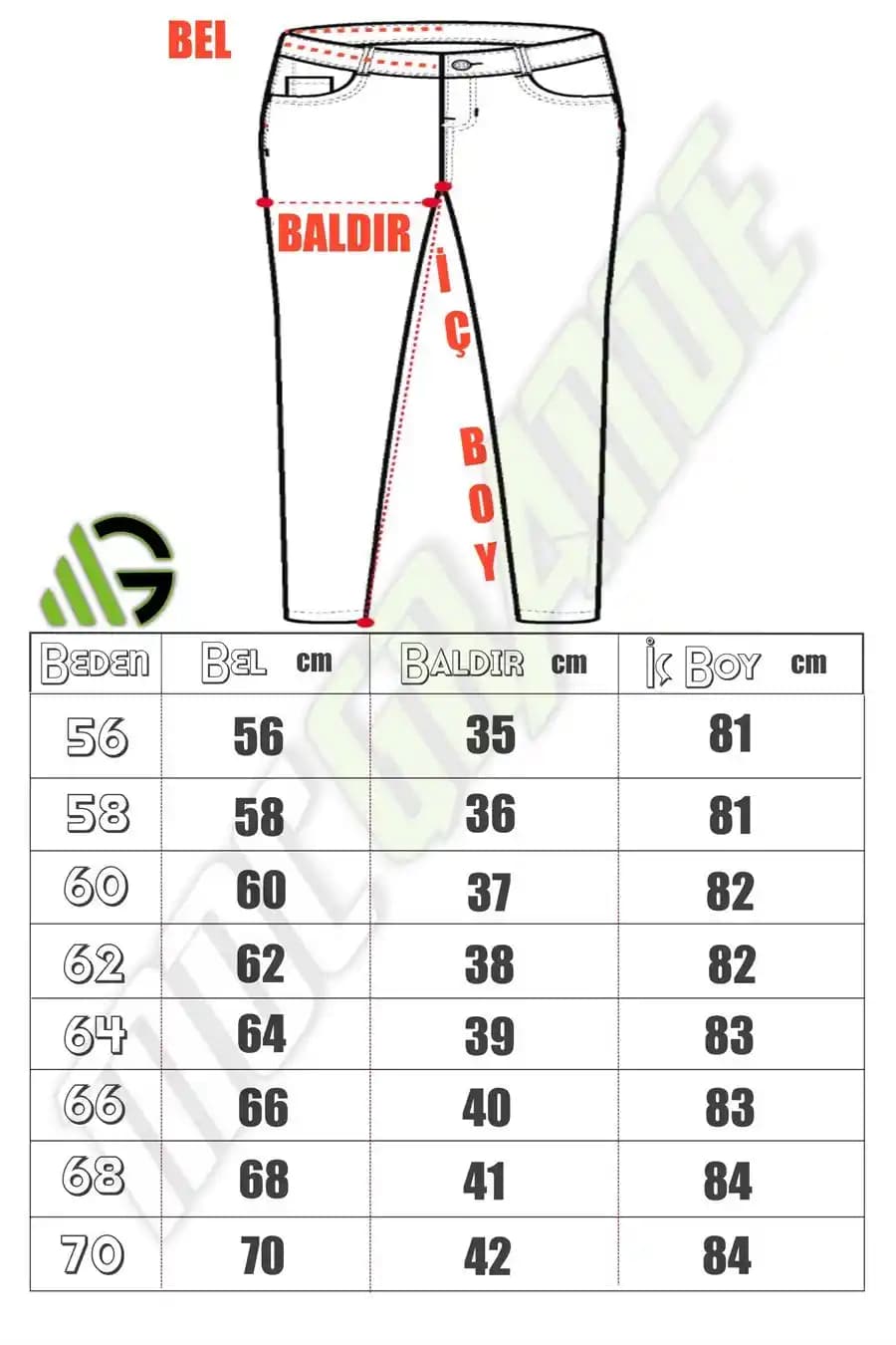 44 Beden Pantolon Hangi Bedenle Uyumlu ve Doğru Seçim Nasıl Yapılır