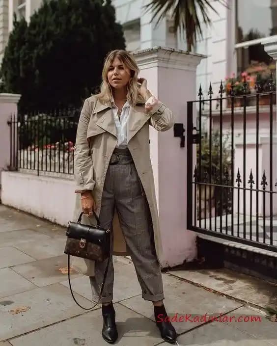 Beyaz Trençkot Kombinleri ve Moda Trendleri: Şıklık ve Fonksiyonellik Rehberi