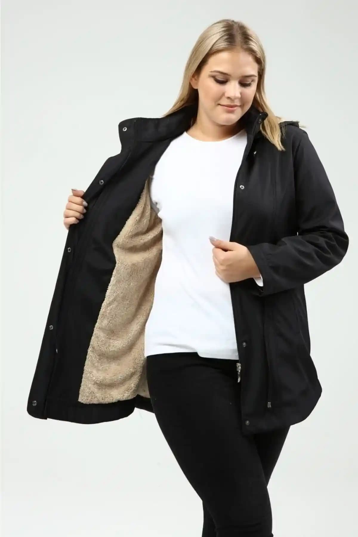 Büyük Beden İç İçi Kürklü Montlar: Kışın Şıklık ve Konforun Anahtarları