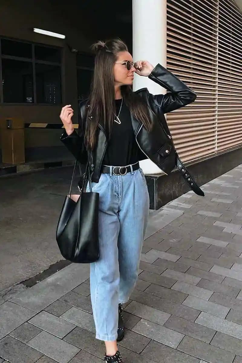 Deri Ceket Kombini Rehberi: Stilinizde Zamansız ve Şık Bir Dokunuş