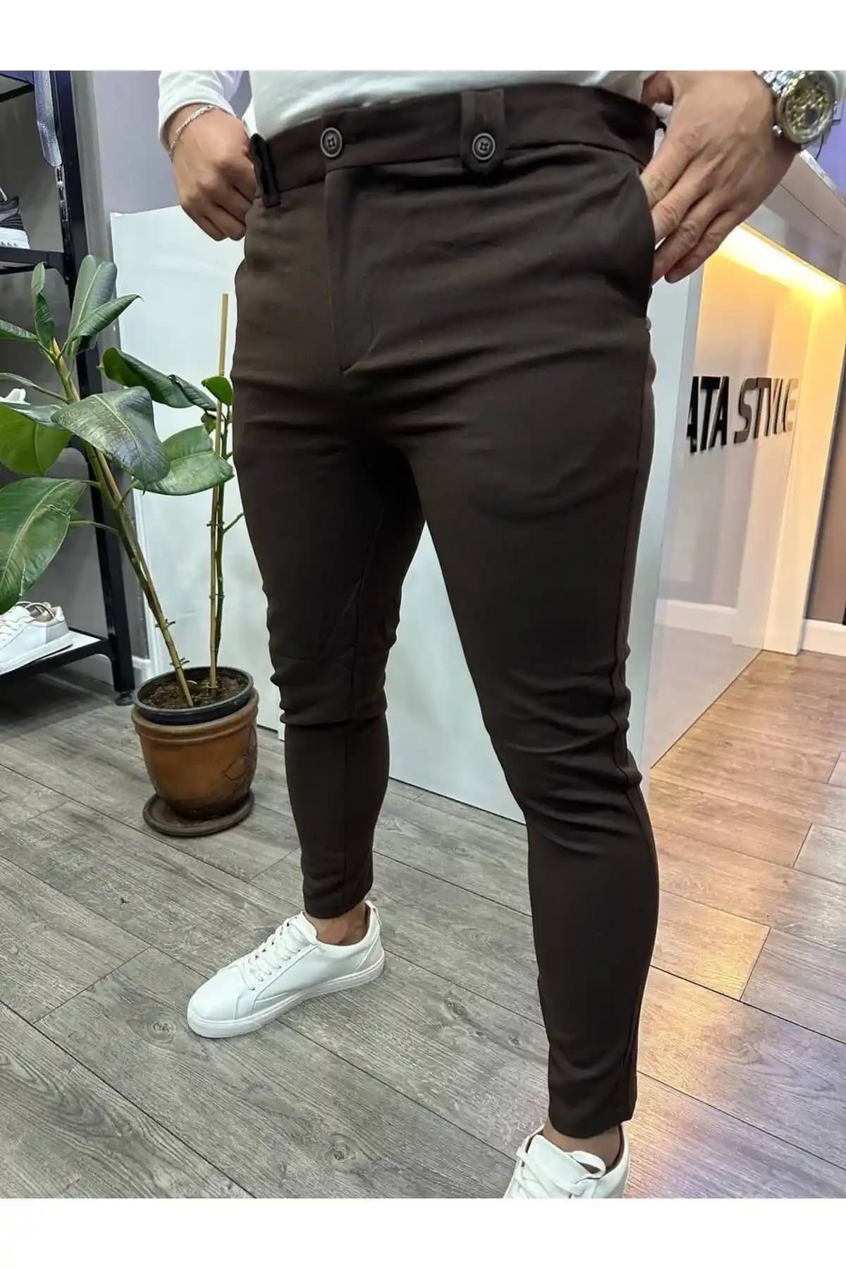 Erkek Dar Kesim Kumaş Pantolonlar: Modern ve Şık Giyim Tarzında Güncel Trendler