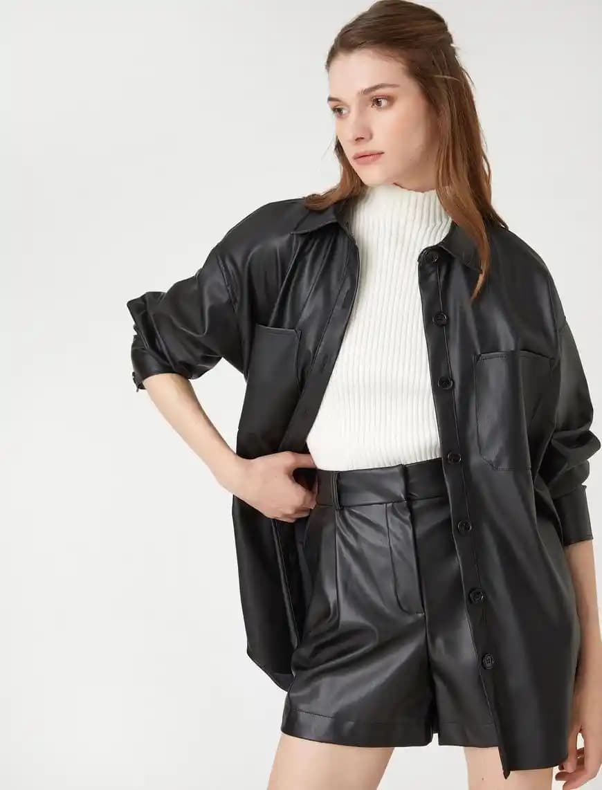 Gömlek ve Deri Ceket Kombinasyonu: Zamansız Moda ve Stil İpuçları