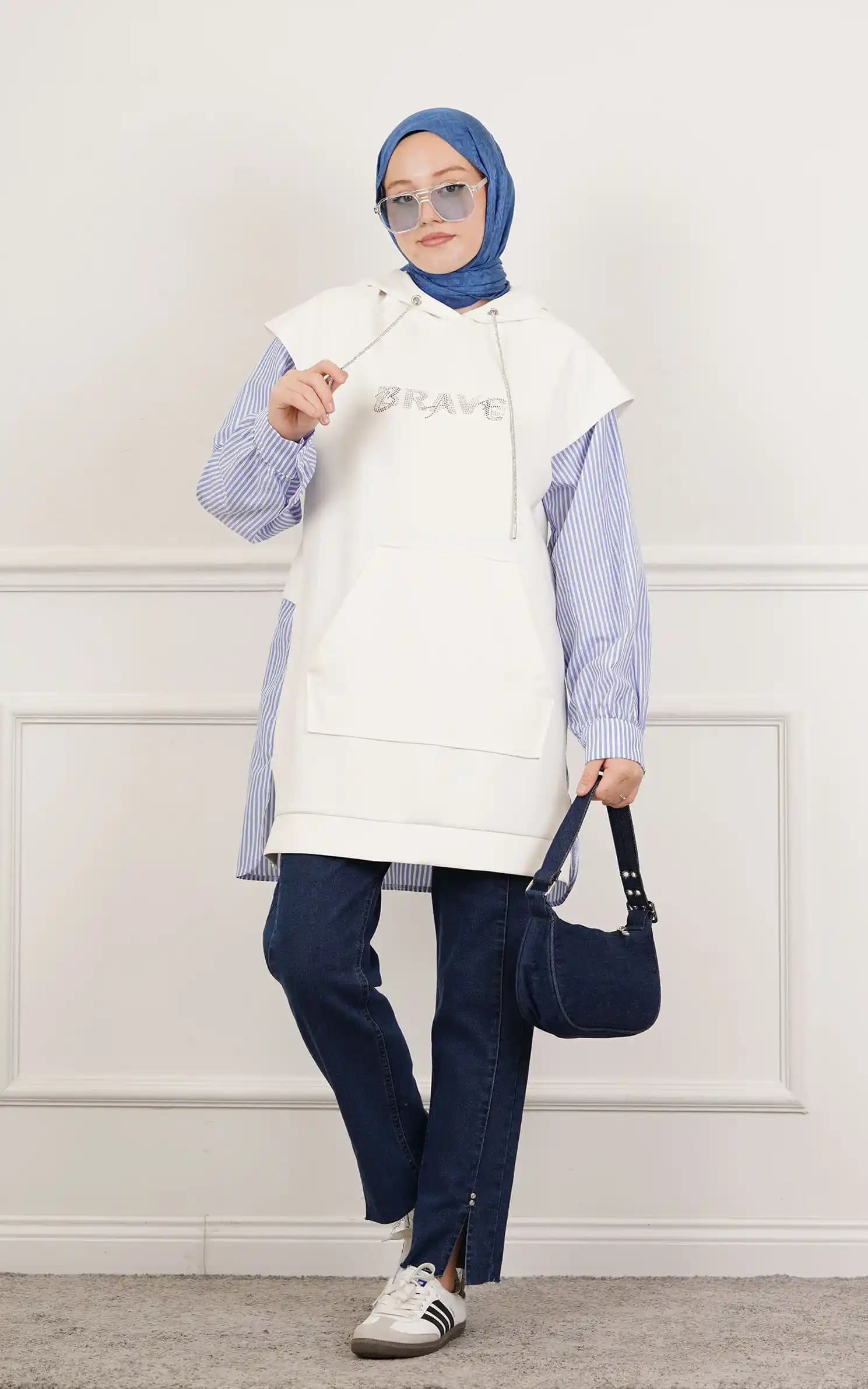 Gömlek ve Sweat Kombinasyonu ile Modern ve Konforlu Moda Trendleri 2023