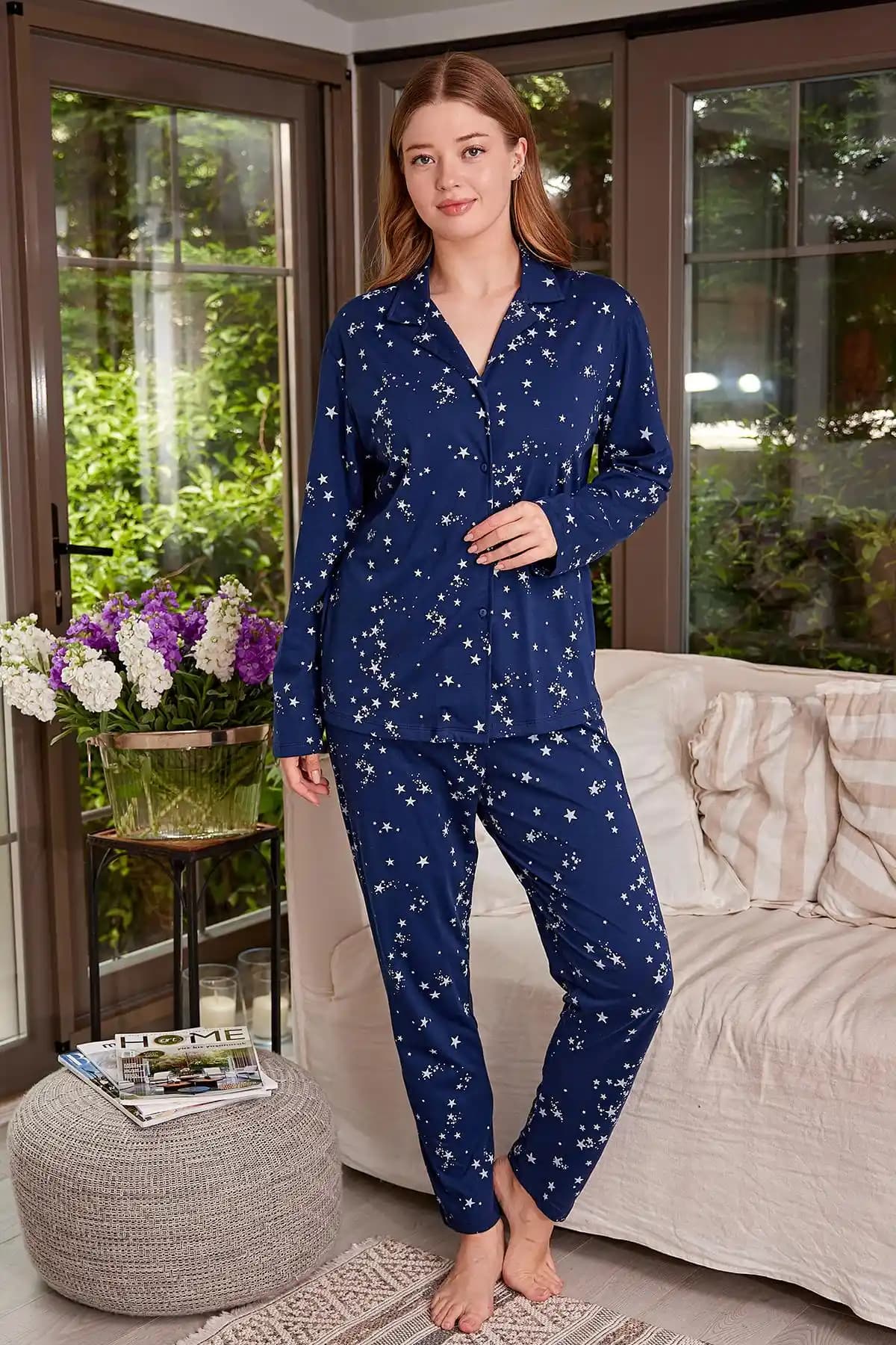 Gömlek Yaka Kadın Pijama Takımı: Şıklık ve Rahatlığın Mükemmel Buluşması
