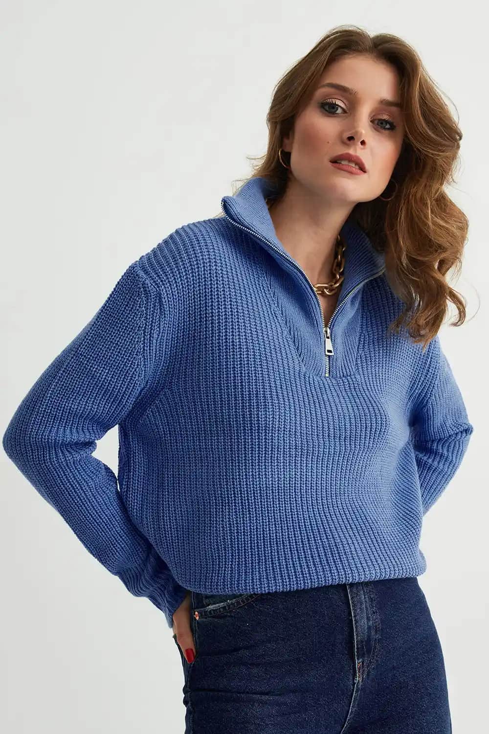 Kadın Fermuarlı Kazaklar Moda Trendleri ve Kombin Önerileri