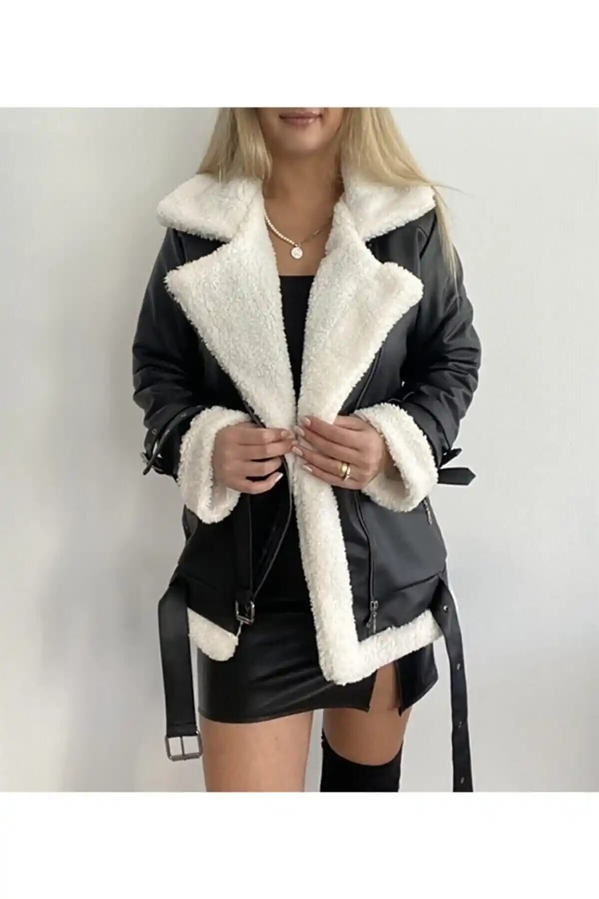 Kadın Kürklü Deri Montlar Moda ve Fonksiyonelliğin Şık Birleşimi