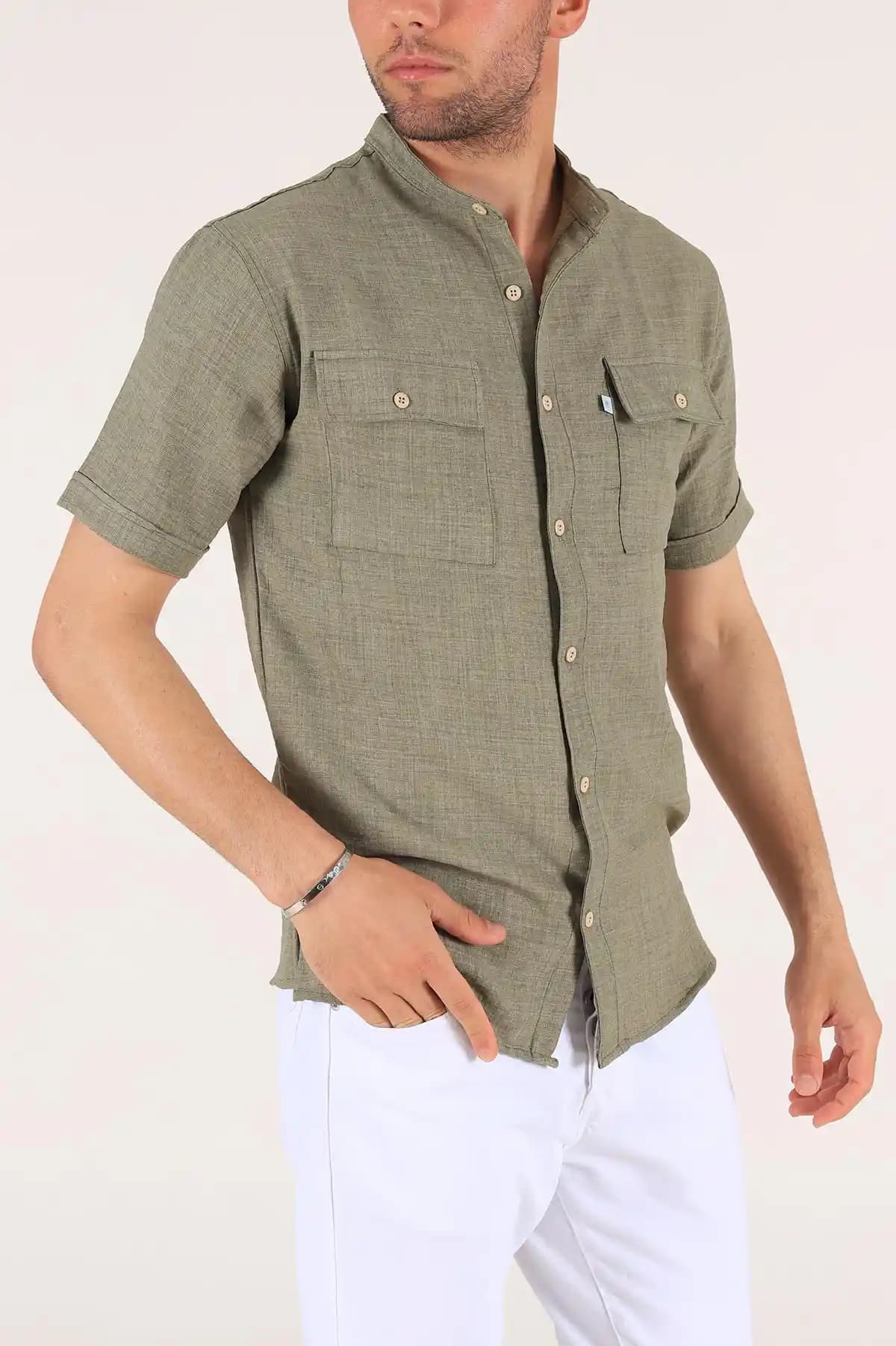 Kısa Kollu Çift Cepli Erkek Gömlekler Moda Trendleri ve Stil Önerileri