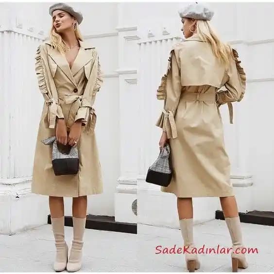 Krem Trençkot Kombinleri: Şıklık ve Zarafetin İkonik Seçenekleri