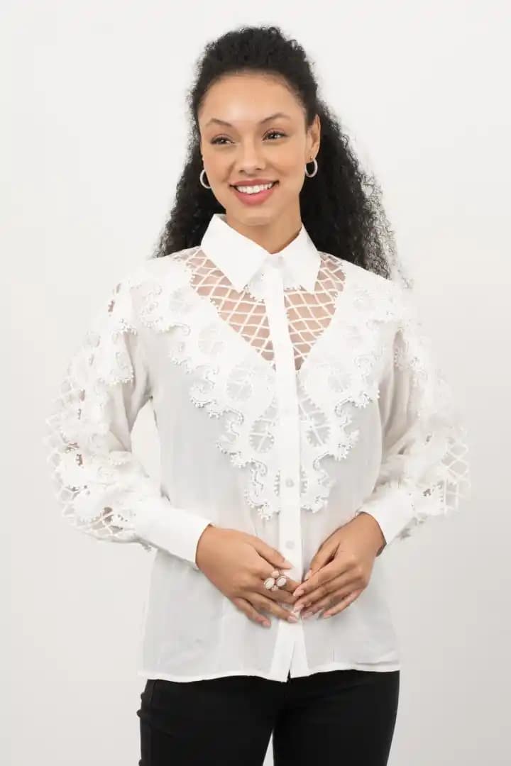 Güpürlü Gömlek Modelleri: Zarif İşçilik ve Estetik Tasarımlar Moda Dünyasında