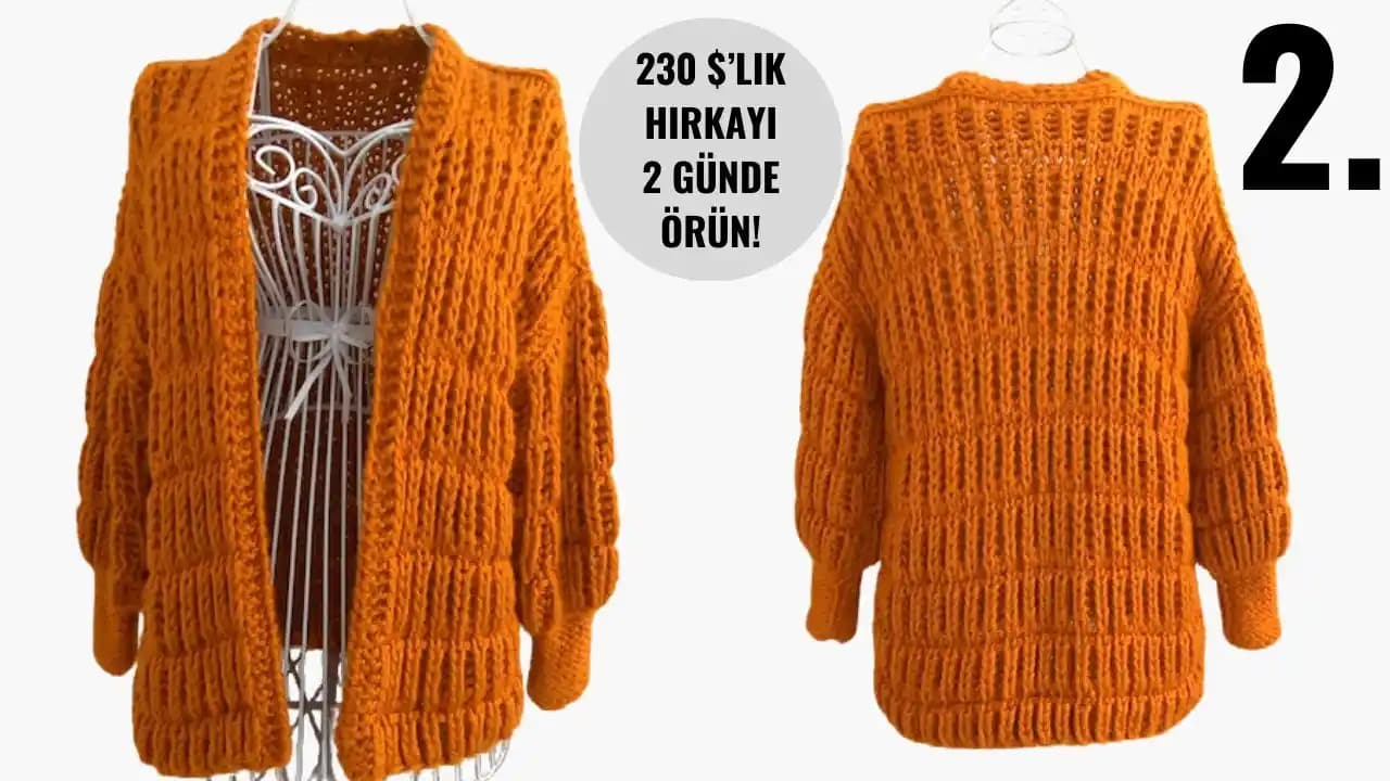 Kalın İpten Örgü Hırka Modelleri: Dayanıklı, Sıcak ve Şık Kışlık Tasarımlar