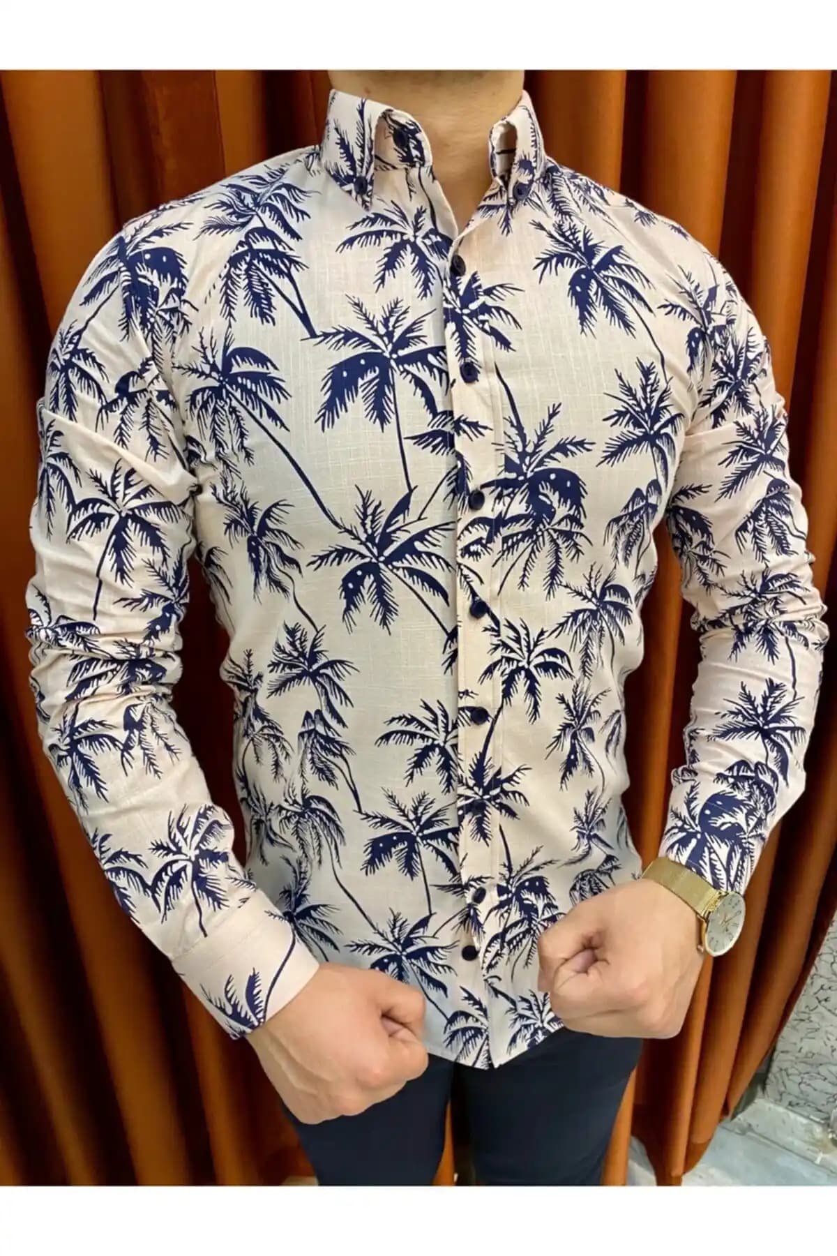 Erkek Modasında Palmiye Gömlekleri: Yaz ve Tatil İçin Şık ve Rahat Seçenekler
