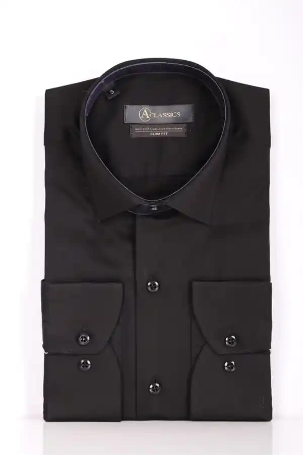 Erkek Siyah Pamuk Gömlek: Zamansız Şıklık ve Stil İpuçlarıyla Kombinasyonlar