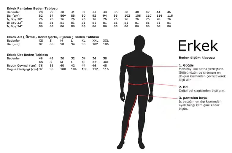 Erkekler İçin Pantolon Bedenleri ve Uyum Rehberi Moda ve Stil İpuçlarıyla