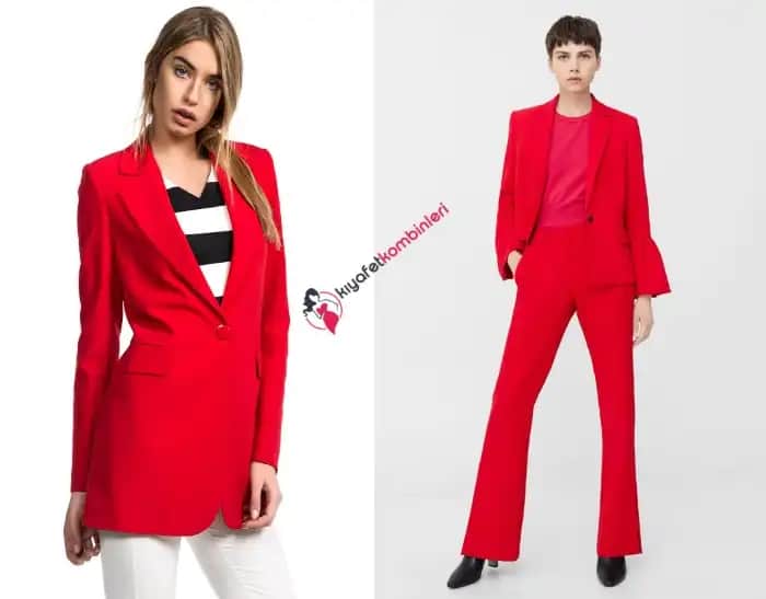Kırmızı blazer ceketle şık ve cesur görünümler için stil önerileri ve kombinasyonlar