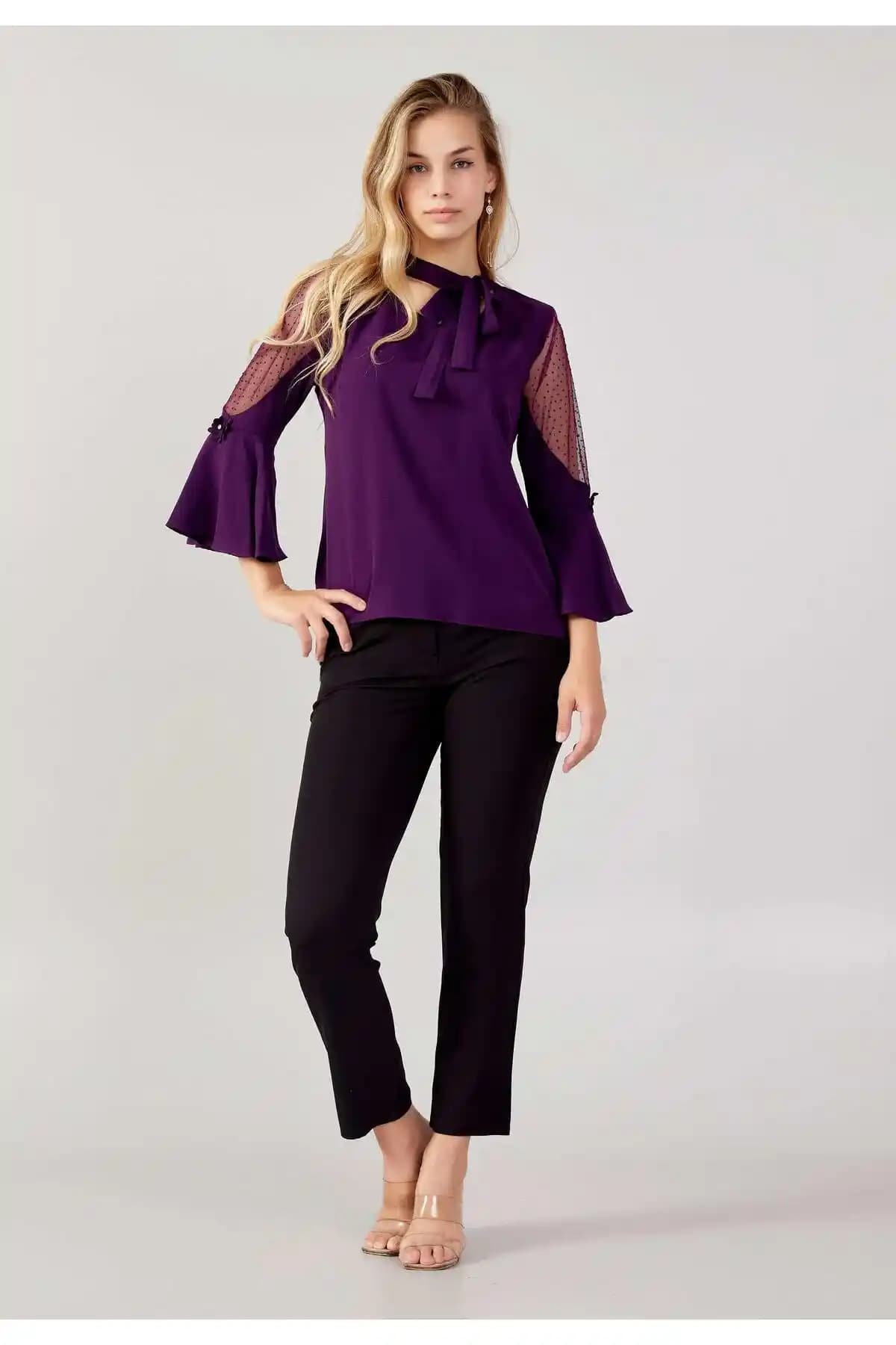 Mor Bluz Modelleri ve Stil İpuçlarıyla Şıklığınızı Yükseltin