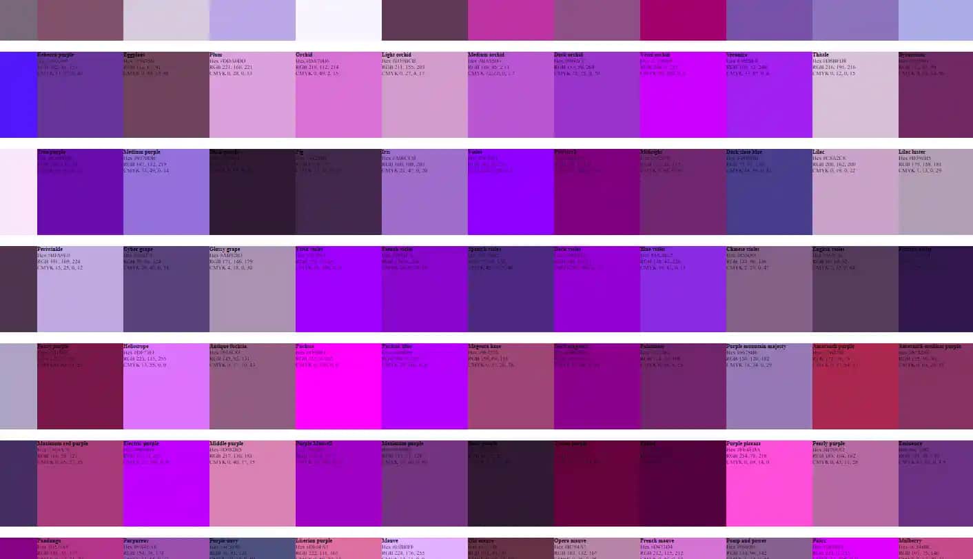 Mor Renk ve Tonlarıyla Şık ve Modern Moda Rehberi 2023