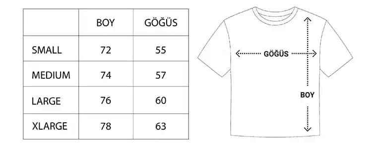 Oversize Tişört Beden Tablosu ve Moda Trendleri: Doğru Seçimle Şıklık ve Konfor