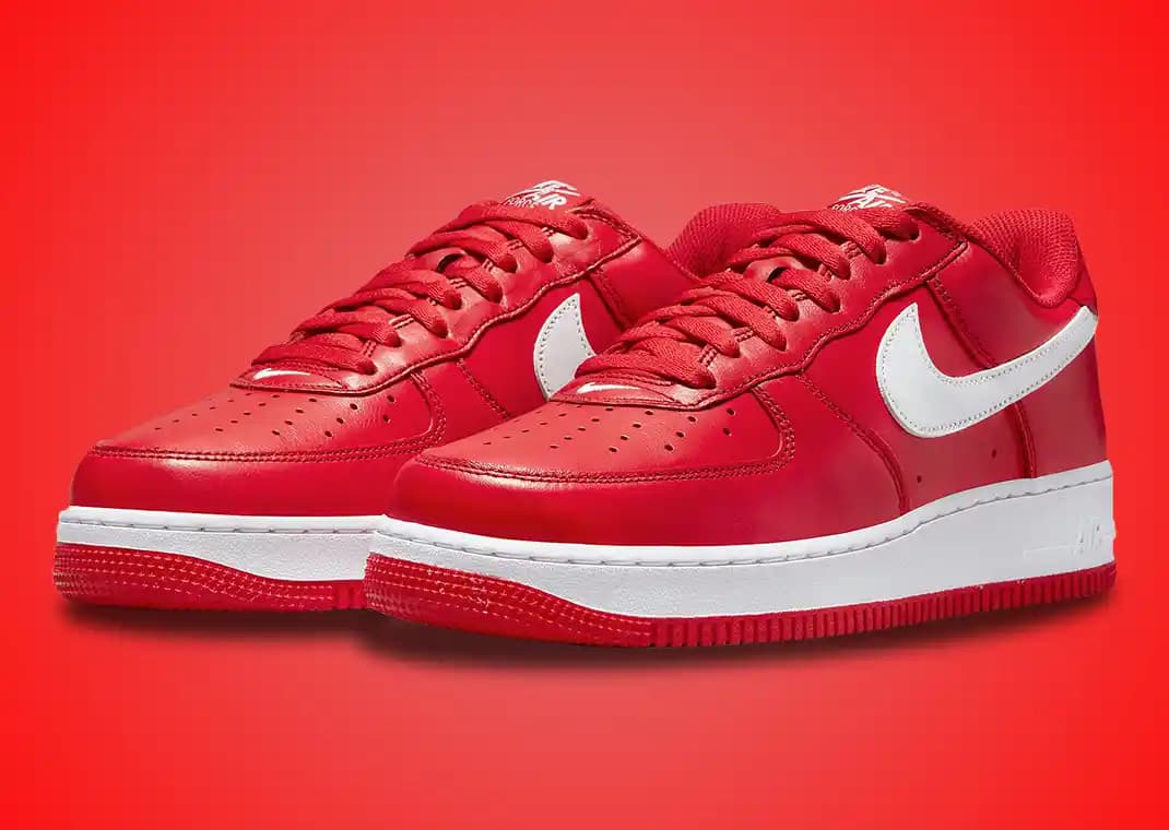 Red Air Force 1 Moda Dünyasında Cesur ve İkonik Bir Tarz İfadesidir