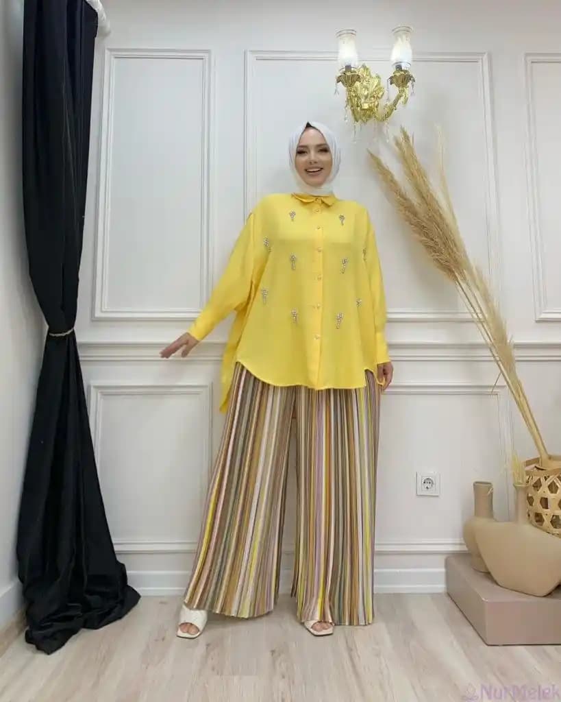 Sarı Gömlek Kombinasyonu ve Moda Trendleri: Renk Uyumuyla Şık Görünüm Yaratma