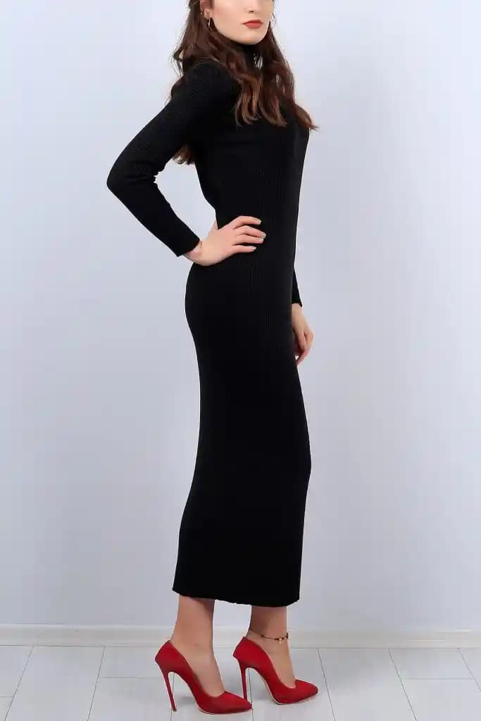 Siyah Triko Elbise ile Günlük ve Özel Gün Şıklığı İçin Stil Rehberi