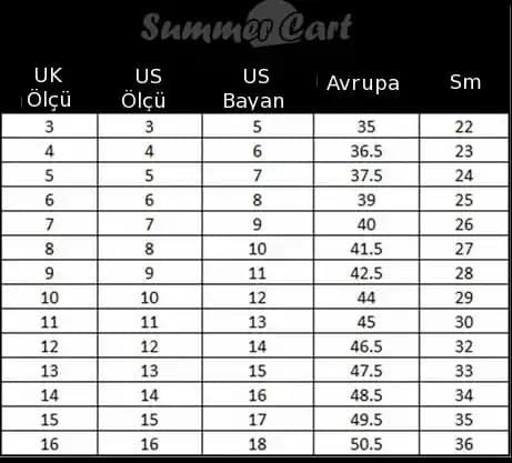 Standart Ayakkabı Ölçüleri ve Doğru Beden Seçimi Rehberi