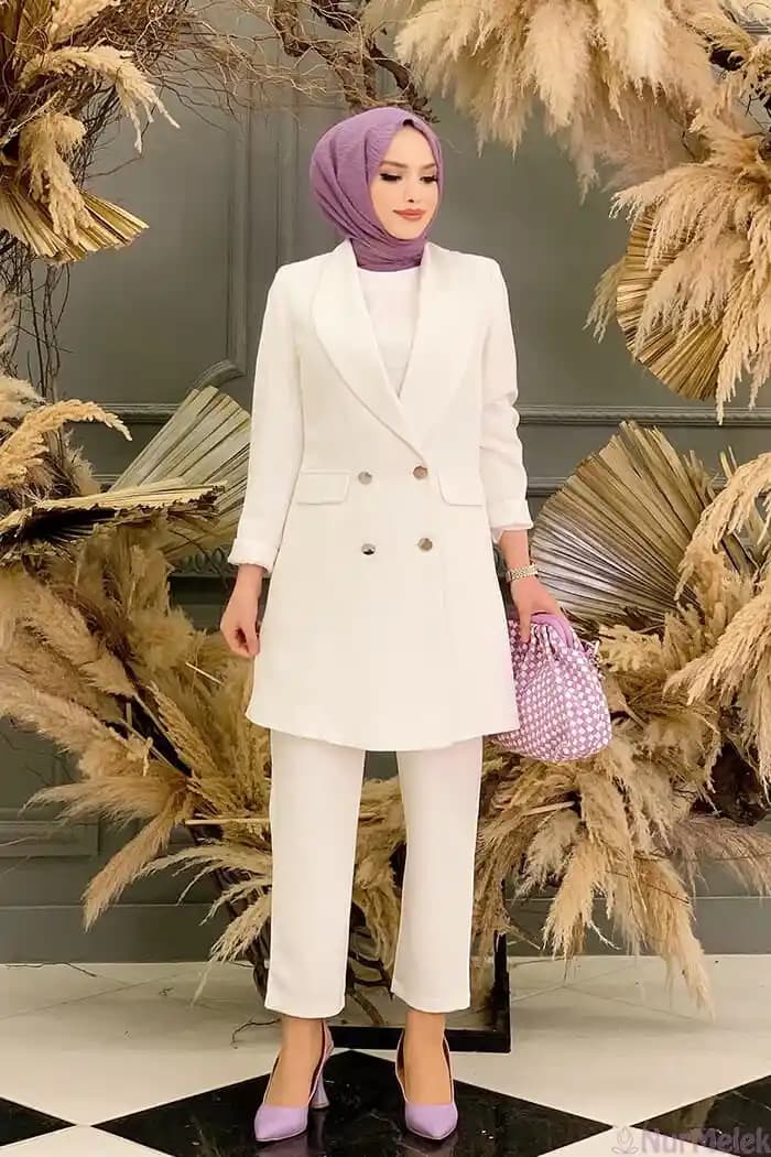 Tesettür Blazer ve Ceket Kombinleriyle Şıklık ve Zarafeti Yakalayın