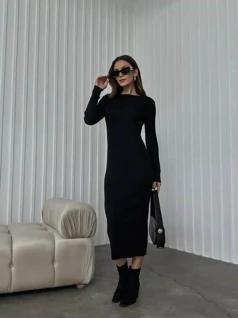 Triko Fitilli Elbise Modelleri ve Trendleri Güncel Moda Rehberi