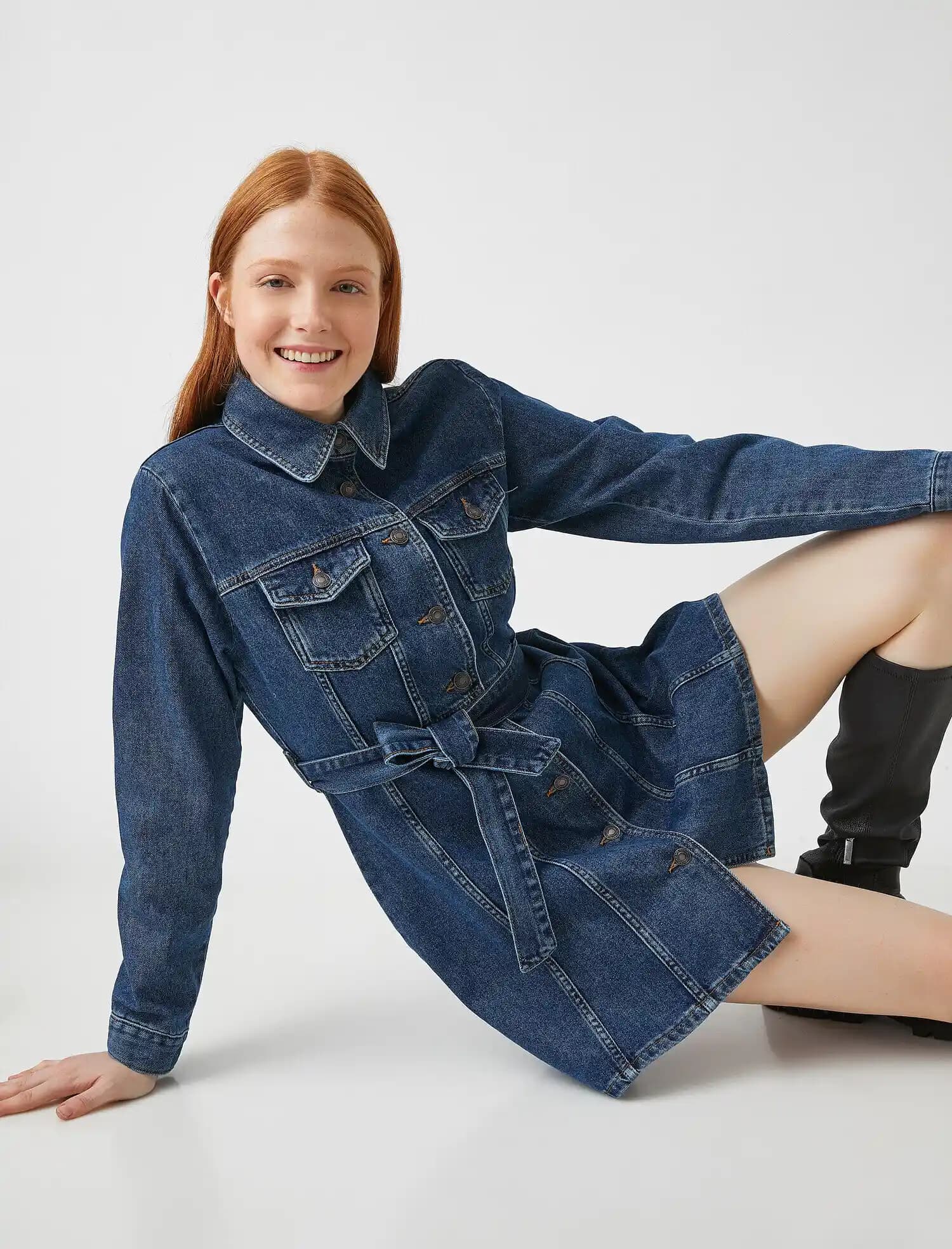 Uzun Kollu Kot Elbisesi Moda Trendleri ve Stil Önerileri 2023