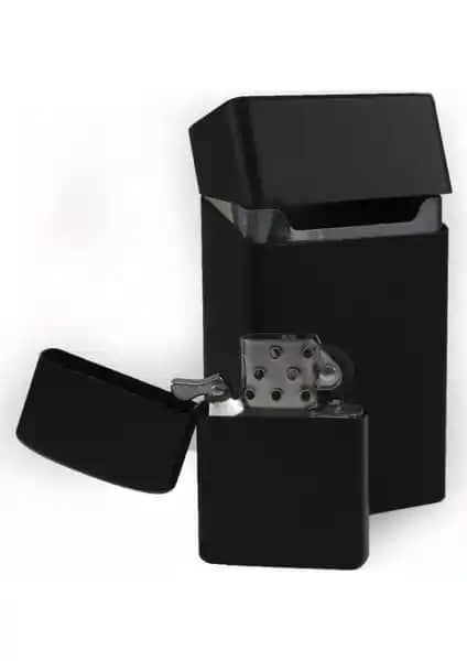 Als Tobacco Çakmak ve Sigara Kutusu Seti: Şık ve Dayanıklı Tasarım ve İşlevsellik