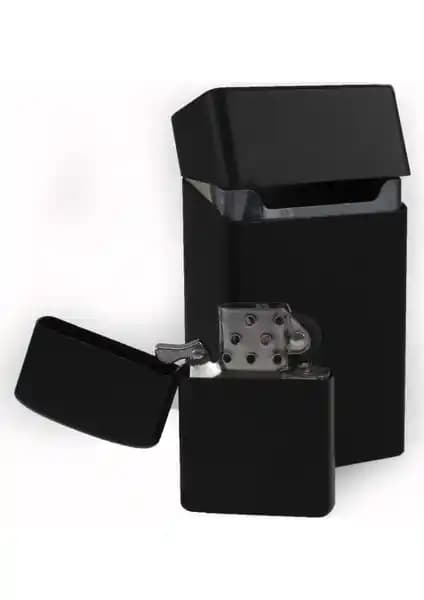 Als Tobacco Çakmak ve Sigara Kutusu Seti: Şık ve Dayanıklı Tasarım ve İşlevsellik