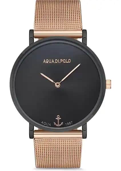 Aqua Di Polo 1987 Kadın Rose Gold Siyah Hasır Kordonlu Analog Saatinin Özellikleri ve Kullanım Avantajları