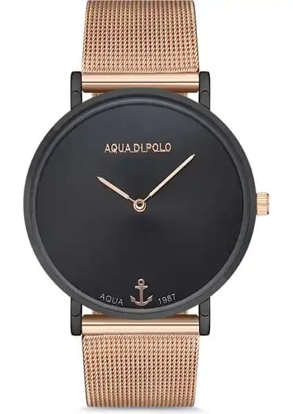 Aqua Di Polo 1987 Kadın Rose Gold Siyah Hasır Kordonlu Analog Saatinin Özellikleri ve Kullanım Avantajları