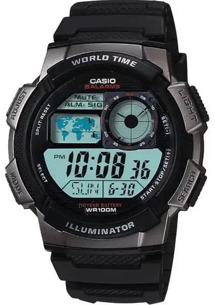 Casio AE-1000W-1BVDF Erkek Dijital Kol Saati: Fonksiyonellik ve Dayanıklılık