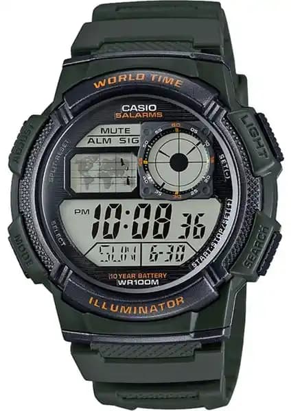 Casio AE-1000W-3AVDF Erkek Dijital Spor ve Günlük Kullanım Saatleri