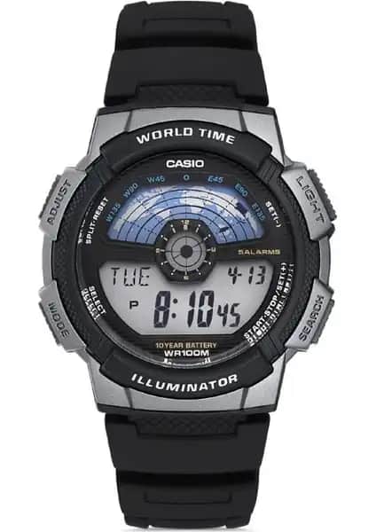 Casio AE-1100W-1AVDF Erkek Kol Saati: Modern Tasarım ve Çok Fonksiyonlu Özellikler