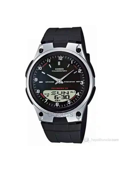 Casio AW-80-1AVDF Erkek Çok Fonksiyonlu Su Geçirmez Analog Dijital Saat