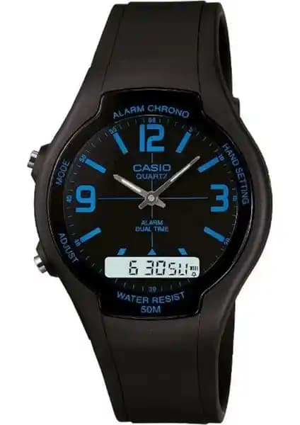 Casio AW-90H-2BVDF Erkek Kol Saati: Şık ve Fonksiyonel Tasarım Özellikleri