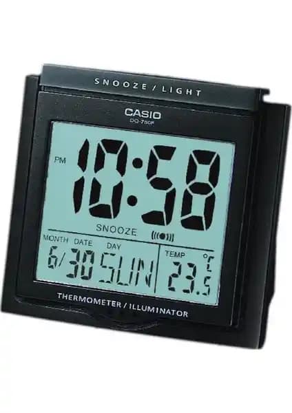 Casio DQ-750F-1DF Masa Saati: Çok Fonksiyonlu, Şık ve Kullanışlı Tasarım