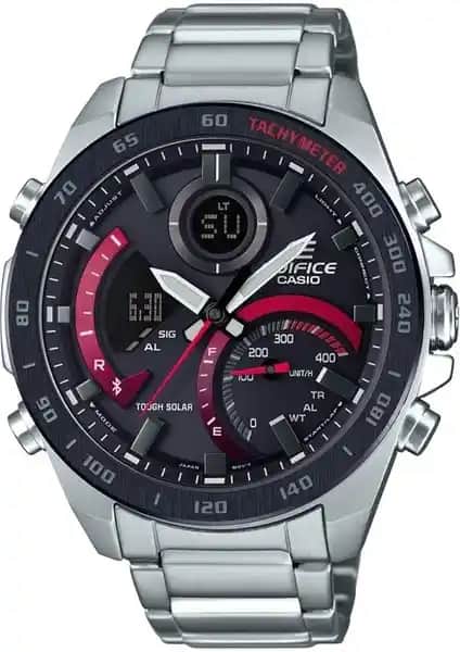 Casio Edifice ECB-900DB-1ADR Erkek Akıllı Solar ve Bluetooth Özellikli Modern Saat