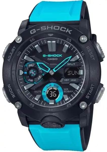 Casio GA-2000-1A2DR Erkek Kol Saati: Modern Tasarım ve Dayanıklılık Özellikleri