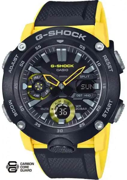 Casio GA-2000-1A9DR Erkekler İçin Şık ve Dayanıklı Spor ve Günlük Kullanım Saati