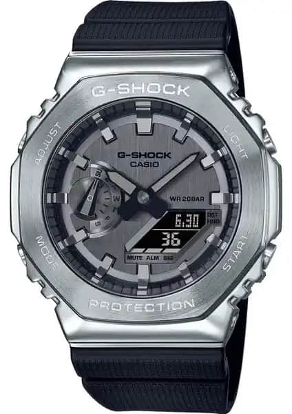 Casio GM-2100-1ADR Erkek Dijital ve Analog Saat Modelleri Modern ve Dayanıklı Tasarım
