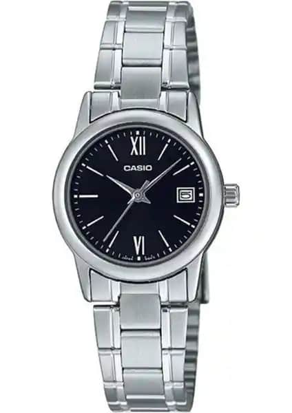 Casio LTP-V002D-1B3UDF Kadın Gri Çelik Analog Saat Şıklık ve Fonksiyonellik Bir Arada