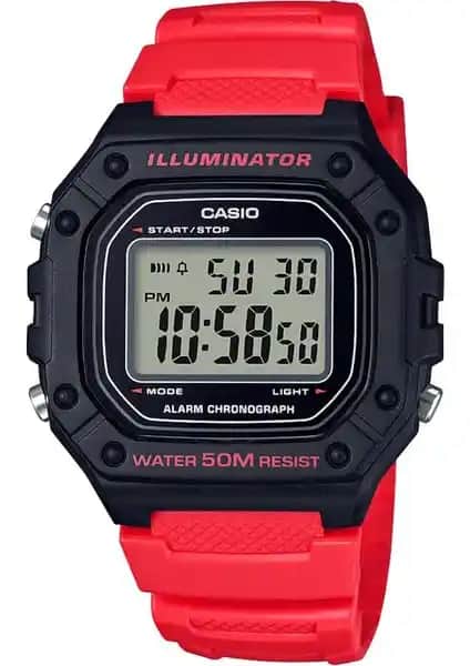 Casio W-218H-4BVDF Erkek Dijital Spor ve Günlük Kullanım Dayanıklı Saat