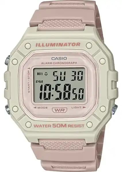 Casio W-218HC-4A2VDF Kadın Kol Saati: Şıklık ve Fonksiyonelliğin Birleşimi