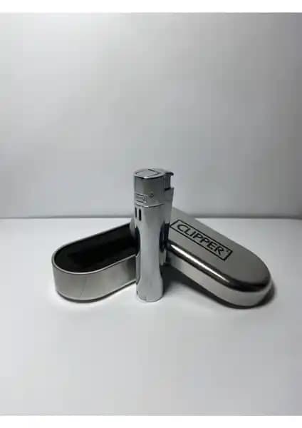 Cliper Turbo Komple Metal Parlak Gri Çakmak: Dayanıklı ve Şık Tasarım ile Güvenilir Kullanım